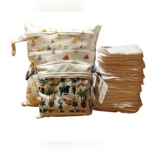NWOT NEW! Wipes kit for at home and on the go with diaper bag!